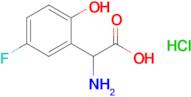 2-Amino-2-(5-fluoro-2-hydroxyphenyl)acetic acid hydrochloride