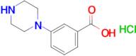 3-(Piperazin-1-yl)benzoic acid hydrochloride