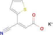 Potassium (Z)-3-cyano-3-(thiophen-2-yl)acrylate