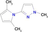 3-(2,5-Dimethyl-1H-pyrrol-1-yl)-1-methyl-1H-pyrazole