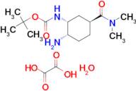 tert-Butyl ((1R,2S,5S)-2-amino-5-(dimethylcarbamoyl)cyclohexyl)carbamate oxalate hydrate