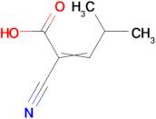 2-Cyano-4-methylpent-2-enoic acid