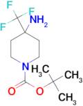 tert-butyl 4-amino-4-(trifluoromethyl)piperidine-1-carboxylate