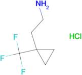 2-[1-(trifluoromethyl)cyclopropyl]ethan-1-amine hydrochloride
