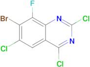 7-bromo-2,4,6-trichloro-8-fluoroquinazoline