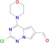 2-chloro-4-(morpholin-4-yl)pyrrolo[2,1-f][1,2,4]triazine-6-carbaldehyde