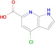 4-chloro-1H-pyrrolo[2,3-b]pyridine-6-carboxylic acid