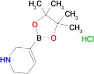 5-(4,4,5,5-tetramethyl-1,3,2-dioxaborolan-2-yl)-1,2,3,6-tetrahydropyridine hydrochloride