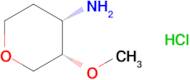 (3S,4S)-3-methoxyoxan-4-amine hydrochloride