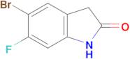 5-bromo-6-fluoro-2,3-dihydro-1H-indol-2-one