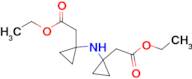 ethyl 2-(1-{[1-(2-ethoxy-2-oxoethyl)cyclopropyl]amino}cyclopropyl)acetate