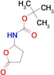 tert-butyl N-(5-oxooxolan-2-yl)carbamate