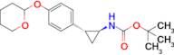 tert-butyl N-[(1S,2R)-rel-2-[4-(oxan-2-yloxy)phenyl]cyclopropyl]carbamate