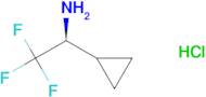 (1S)-1-cyclopropyl-2,2,2-trifluoroethan-1-amine hydrochloride