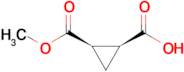 (1S,2R)-rel-2-(methoxycarbonyl)cyclopropane-1-carboxylic acid