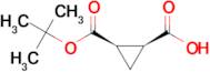 (1S,2R)-rel-2-[(tert-butoxy)carbonyl]cyclopropane-1-carboxylic acid