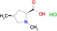 (2S,4S)-1,4-dimethylpyrrolidine-2-carboxylic acid hydrochloride