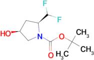 (2S,4S)-tert-butyl 2-(difluoromethyl)-4-hydroxypyrrolidine-1-carboxylate