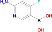 (6-amino-4-fluoropyridin-3-yl)boronic acid