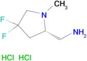 [(2S)-4,4-difluoro-1-methylpyrrolidin-2-yl]methanamine dihydrochloride