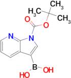 {1-[(tert-butoxy)carbonyl]-1H-pyrrolo[2,3-b]pyridin-3-yl}boronic acid