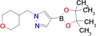 1-((tetrahydro-2H-pyran-4-yl)methyl)-4-(4,4,5,5-tetramethyl-1,3,2-dioxaborolan-2-yl)-1H-pyrazole