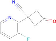 1-(3-fluoropyridin-2-yl)-3-oxocyclobutane-1-carbonitrile