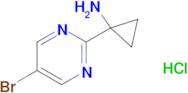 1-(5-bromopyrimidin-2-yl)cyclopropan-1-amine hydrochloride