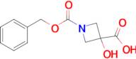 1-[(benzyloxy)carbonyl]-3-hydroxyazetidine-3-carboxylic acid