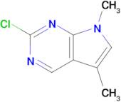 2-chloro-5,7-dimethyl-7H-pyrrolo[2,3-d]pyrimidine