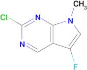 2-chloro-5-fluoro-7-methyl-7H-pyrrolo[2,3-d]pyrimidine