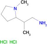 2-(1-methylpyrrolidin-2-yl)propan-1-amine dihydrochloride