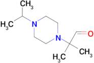 2-methyl-2-[4-(propan-2-yl)piperazin-1-yl]propanal