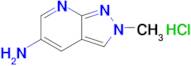 2-methyl-2H-pyrazolo[3,4-b]pyridin-5-amine hydrochloride