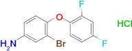 3-bromo-4-(2,4-difluorophenoxy)aniline hydrochloride