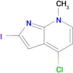 4-chloro-2-iodo-7-methyl-7h-pyrrolo[2,3-b]pyridine