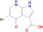 5-bromo-4-hydroxy-1H-pyrrolo[2,3-b]pyridine-3-carboxylic acid