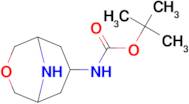 Carbamic acid, N-3-oxa-9-azabicyclo[3.3.1]non-7-yl-, 1,1-dimethylethyl ester