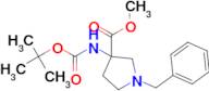 methyl 1-benzyl-3-{[(tert-butoxy)carbonyl]amino}pyrrolidine-3-carboxylate