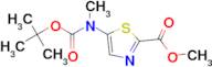 methyl 5-{[(tert-butoxy)carbonyl](methyl)amino}-1,3-thiazole-2-carboxylate