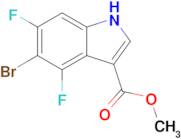methyl 5-bromo-4,6-difluoro-1H-indole-3-carboxylate