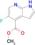methyl 5-fluoro-1H-pyrrolo[2,3-b]pyridine-4-carboxylate