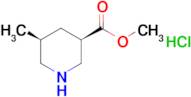 methyl cis-5-methylpiperidine-3-carboxylate hydrochloride