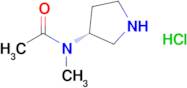 N-methyl-N-[(3R)-pyrrolidin-3-yl]acetamide hydrochloride