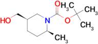 tert-butyl (2S,5R)-5-(hydroxymethyl)-2-methylpiperidine-1-carboxylate