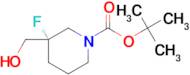 tert-butyl (3S)-3-fluoro-3-(hydroxymethyl)piperidine-1-carboxylate