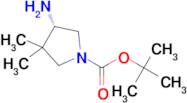 tert-butyl (4S)-4-amino-3,3-dimethylpyrrolidine-1-carboxylate