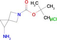 tert-butyl 1-amino-5-azaspiro[2.3]hexane-5-carboxylate hydrochloride