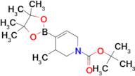 tert-butyl 3-methyl-4-(tetramethyl-1,3,2-dioxaborolan-2-yl)-1,2,3,6-tetrahydropyridine-1-carboxylate