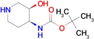 tert-butyl N-[(3R,4S)-3-hydroxypiperidin-4-yl]carbamate